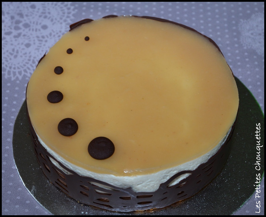 Entremet poires chocolat 4